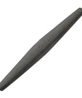 Round 305mm Scythe Stone Sharpener For Farm Tools, Symmetrical Round Tapered Edge, black sharpening stone