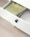 Modern Matte Black Cabinet Knobs And Drawer Pulls Heavy Duty Zinc Alloy Kitchen Hardware Bang For Your Buck, drawer with folded sweater.