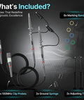 2 Pack X1 X10 100MHz Oscilloscope Probe Clips With Free Accessory Kit, High Voltage 200V To 600V, durable probes, accessories