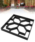 15.7X15.7 Inch Walk Maker Mold For Concrete Pavers ABS Reusable DIY Stepping Stone Paver in garden setting
