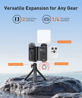Pro Grade DSLR Style Phone Grip With Bluetooth Remote For iPhone And Android Phones on tripod by water