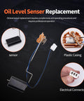 Easy Install Fuel Level Sensor And Sender Assembly For Nissan Frontier, Pathfinder, Xterra, Suzuki Equator overview showing components
