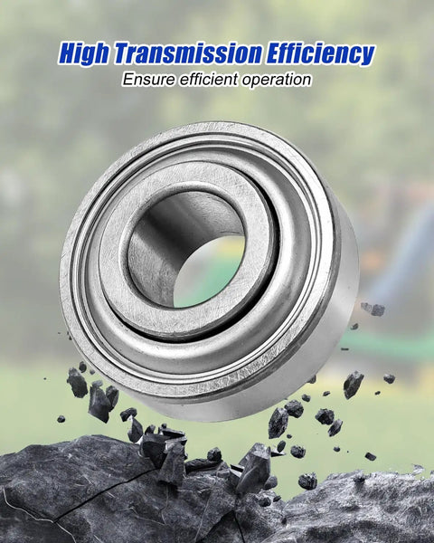 10Pcs Deep Groove Ball Bearing 0.64 Inch Bore Set For Heavy Duty Machinery And Farm Equipment Built To Last Replaces 203KRR2