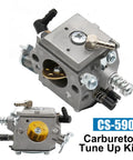 Carburetor Kit Replacement For Echo CS590 CS600P CS600 CS610 CS620 And Shindaiwa 591 Chainsaws With Gasket Set Includes 1 Carburetor And 2 Gaskets Replaces A021001661 A021001660 A021001662