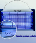 20W Indoor Bug Zapper With UV Light Mosquito Trap Insect Killer for Home Office and Restaurant safe mesh guard visible