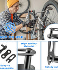 Number 35 Chain Master Link Eight Pack Heavy Duty Steel Quick Release Connector shown on a bike repair setting.