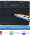 RV Thermostat For Mach Air Conditioners Heat And Cool Control Single Stage Replacement Easy Install With Color Coded Wiring