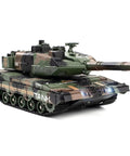 2.4GHz RC Tank With 360 Degree Turret BB Firing Auto Demo Sound Lights Smoke All Terrain Climbing Military Vehicle Toy Green