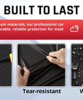 Ford Weatherproof Car Cover For All Weather Use With Red Stripe Design, Custom Fit For 1994 To 2025 Ford Models durability features