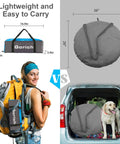 Comparison of Tons Of Room Beach Shade Tent For 3 To 10 People With UPF 50 Plus UV Protection in compact forms for carrying.