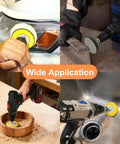 3 Inch Sanding Discs Kit With 800 1000 2000 3000 5000 Grits Silicon Carbide Hook And Loop Wet Dry Sandpaper for car and wood