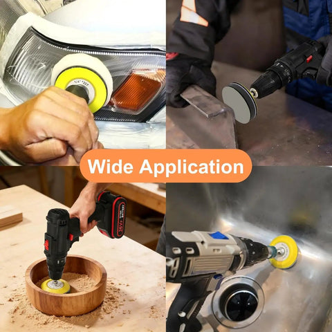 3 Inch Sanding Discs Kit With 800 1000 2000 3000 5000 Grits Silicon Carbide Hook And Loop Wet Dry Sandpaper for car and wood