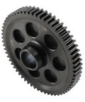 61T Steel Spur Gear 0.8Mod Upgrade for Arrma 1/10 Gorgon Mega Monster Truck, angled view showing gear teeth and central hub