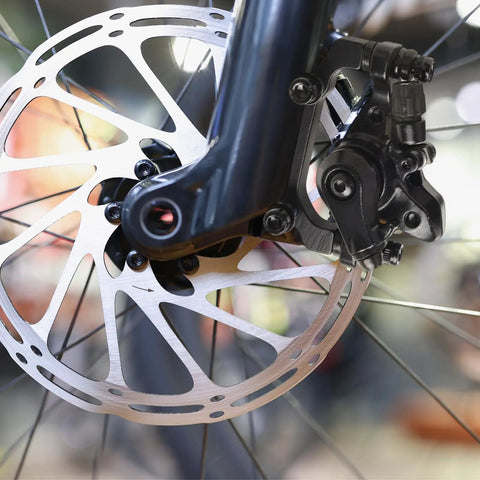 Mechanical Disc Brake Caliper Set For 160mm Rotors Aluminum Alloy Calipers With Metal Pads Front And Rear Compatibility For Electric Bikes Mountain Road And Folding Bikes Dope Stopping Power