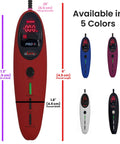Heavy Duty LCD Electric Vacuum Pump Controller With 10 Pulse Modes And Digital Smart Presets; red handheld controller displayed with digital readout.