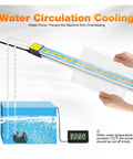 Heavy Duty Acrylic Strip Heater Bender Machine Water Cooled Heating Element shown with water cooling system for safe operation.