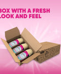 Automatic Air Freshener Refills for Home and Bathroom Tropical Blossoms Scent 6.2 Oz Each 3 Count Up to 70 Days of Fragrance With Battery Operated Dispenser for Long Lasting Freshness in open box
