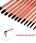Six Inch Long Torx Bit Set T7 To T40 Magnetic Security Tamper Proof Star Bits with magnetic tip for screws
