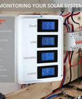 DC 6.5-100V 0-100A LCD Readout Digital Current Voltage Power Energy Meter Multimeter With 100A Shunt Backlit Display