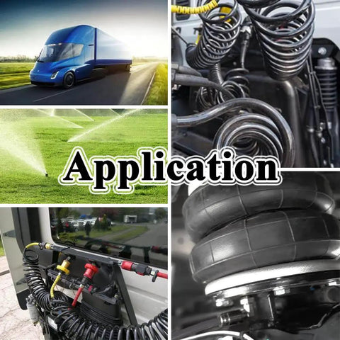 Heavy Duty Five Eighth Od Nylon Air Line Tubing Tough As A Nail For Auto Air Brakes And Compressors 500 Psi High Pressure Flexible Transport Hose 16 Feet Black in various applications.