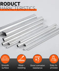 6061 Aluminum Tubing 1-1/2 Inch Outer Diameter 1-1/4 Inch Inner Diameter 13 Inch Length Seamless Round Tube 3mm Wall Built To Last
