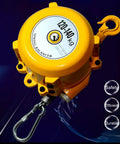 Adjustable Retractable Spring Balancer For Tool Holding In Industrial Settings 1.5m Aluminum Alloy Wire Supports 1 to 3kg Weight Range Easy Height Lock Reduces Fatigue And Boosts Safety With Heavy Duty Overhead Tool Holder, yellow unit