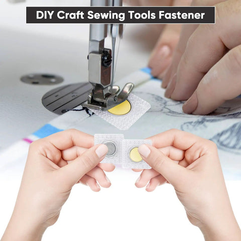 Sixty Four Piece Hidden Sew Magnetic Snap Kit Delivers Solid Hold And Zero Sweat Install With Tough PVC Sleeve for sewing fasteners