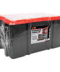 Two Drawer Interlocking Storage Bin System With Transparent Drawers for Easy Tool Storage, Stackable or Wall Mountable