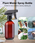Two Pack 10 Oz Water Spray Bottles BPA Free Refillable With Fine Mist Adjustable Nozzle For Hair Cooking Cleaning Plant Care and more