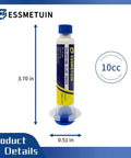 Lead-Free No Clean Soldering Flux Paste 4 Pack For Electronics Soldering Rosin Flux 10cc Syringe Product Dimensions