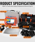 Auto Analysis Water Detector 300M Geophysical Prospecting Gear with display, cables, tool bag, and accessories included.