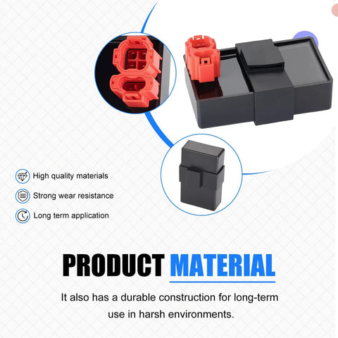 Rugged Ignition Coil Igniter CDI Box Kit For FourTrax 300 TRX300 TRX300FW ATV 1994 1995 1996 1997 durable construction close-up