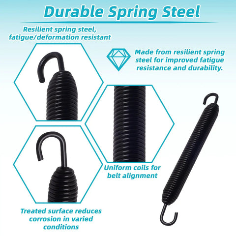 Right Hand Drive Deck Idler Spring For 48 To 52 Inch Zero Turn Mowers Replaces 483247 Fits Cheetah Tiger Cat Tiger Cub Wild Cat Decks