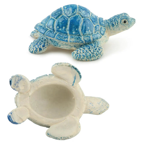 Snazzy Sea Turtle Toilet Bolt Covers Two Pack Ceramic Screw Caps For Bathroom Bowl Anchor Nuts No Sweat Swap Restroom Floor Hardware Total Bathroom Vibe Upgrade. Blue ceramic sea turtle design with detailed shell and underside.