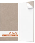 Oversized Self Adhesive Acoustic Wall Panels Made From Dense Polyester Fiber For Quiet Room Treatment And Bass Absorption Suitable For Home Studios Or Living Areas Delivers Premium Camel Color Paired With Quick Peel Stick Two Pack 47.2 x 23.6 x 0.47 inch.