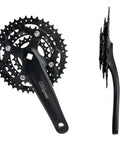 Triple Speed Aluminum Alloy Square Crankset 170mm 104/64 BCD With 42/32/22T Chainrings And Crankarms For Mountain Road And Fixed Gear Bikes