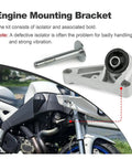 Front Engine Isolator Mounting Bracket For XB Models 2002 To 2010 Direct Replacement Heavy Duty Load Bearing Bolt On Upgrade