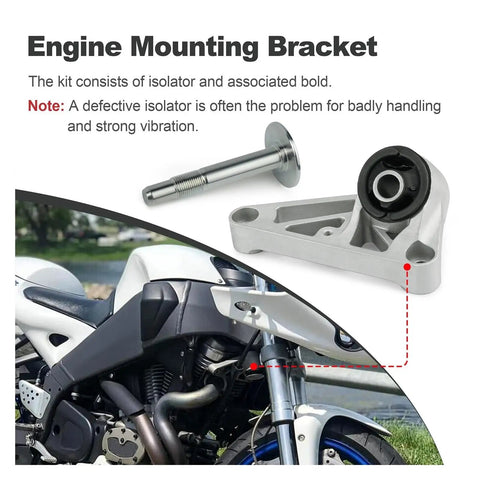 Front Engine Isolator Mounting Bracket For XB Models 2002 To 2010 Direct Replacement Heavy Duty Load Bearing Bolt On Upgrade