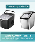 Pro Grade Ice Maker Cleaner And Descaler Powder With Organic Citric Acid, 4 Uses, Individually Packed, Safe For All Brands, Nickel Safe, Stainless Steel And Chrome Safe, Odor Free And Non Toxic for countertop ice makers