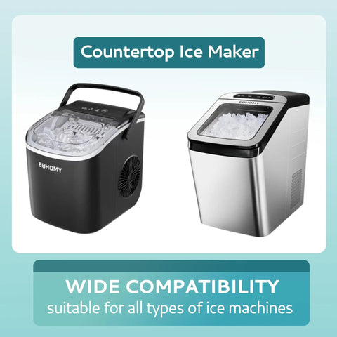 Pro Grade Ice Maker Cleaner And Descaler Powder With Organic Citric Acid, 4 Uses, Individually Packed, Safe For All Brands, Nickel Safe, Stainless Steel And Chrome Safe, Odor Free And Non Toxic for countertop ice makers