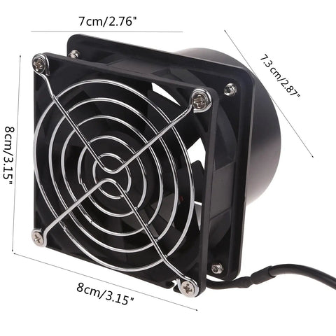 USB Adjustable Speed Solder Smoke Absorber And Fume Extractor With Pipe Duct Exhaust And Ventilation Tube portable fan dimensions