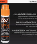Non Wax Polymer Lubricant For Crossbow String Center Serving Maintenance Odor Free Waterproof All Weather Performance Cold Weather