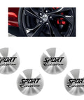 Premium Heavy Duty 4 Pack Wheel Hub Center Caps In Silver Universal 56 Mm Vinyl Hubcap Decals For Trucks And Suvs waterproof aluminum caps