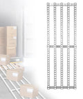 Gravity Conveyor Belt Portable Handling System No Electricity Operation With Unloading Pulley For Easy Heavy Box And Crate Transport In Warehouses, white roller conveyor with boxes