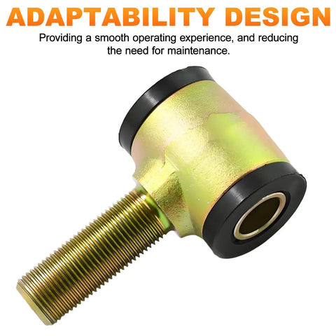 5/8-18 Rod End Bushings Kit With 5/8 Inch Thread And One Half Inch Bore Beefy Heavy Duty Chromoly 4130 Steel Forged To Handle Serious Shock Torsion Off Road And Track Use threaded rod end with polyurethane bushings