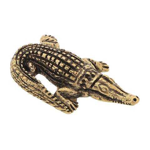 Dope Brass Alligator Shaped Cabinet Knob And Drawer Handle For Kitchen Cabinets Dressers Wardrobes And Nightstands With Durable Finish Not Easy To Fade Modern Home Decor Replacement Hardware