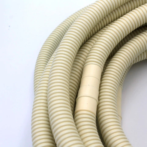 Close-up of Flexible Mini Split Drain Hose For AC Units 5/8 Inch ID, 25 Ft Universal Line Set Cover And Outdoor Drainage Extender
