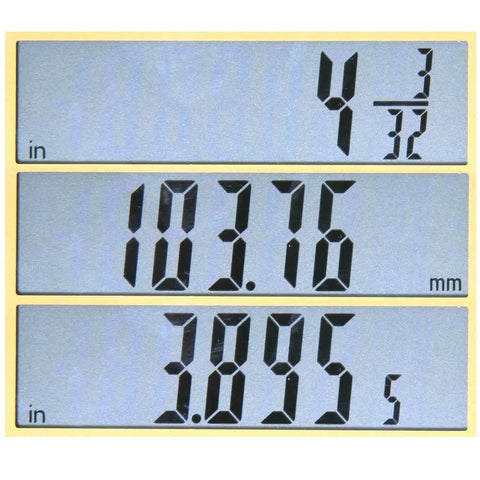 Tough As Nails Digital Readout DRO With 12 Inch Travel And Huge X Large LCD Display Featuring Magnetic Remote Easy Cut Aluminum Rule For Dead Accurate Inch Metric Fractional Readings In Every Shop Job