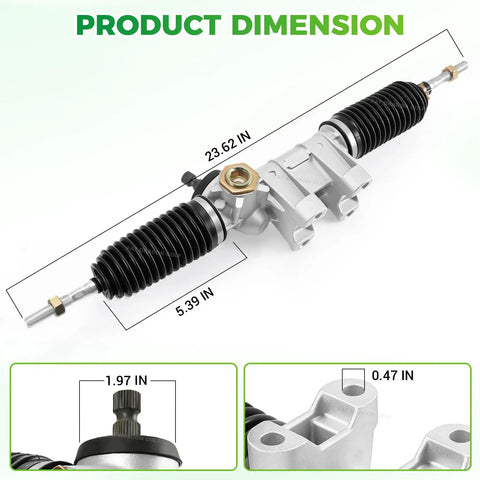 Yamaha G29 Golf Cart Steering Gear Box Assembly For Drive G29 Gas Or Electric Models Heavy Duty Replacement OEM JW1 F3400 00