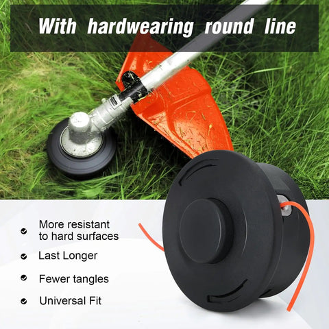Trimmer Head 25-2 Autocut Replacement Fits STIHL FS Series For FS44 FS80 FS83 FS85 FS90 FS100 FS110 FS130 With .080 .095 Or .105 Line And 10mm Arbor Durable Aluminum Construction Easy Line Release shown with trimmer